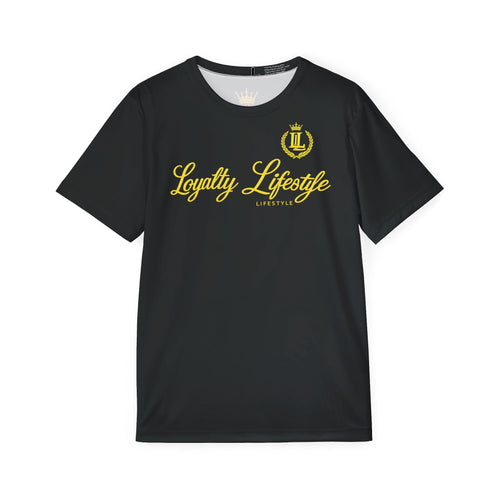 Loyalty Lifestyle Executive Summer Black/Gold Breathable Athletic Tee™