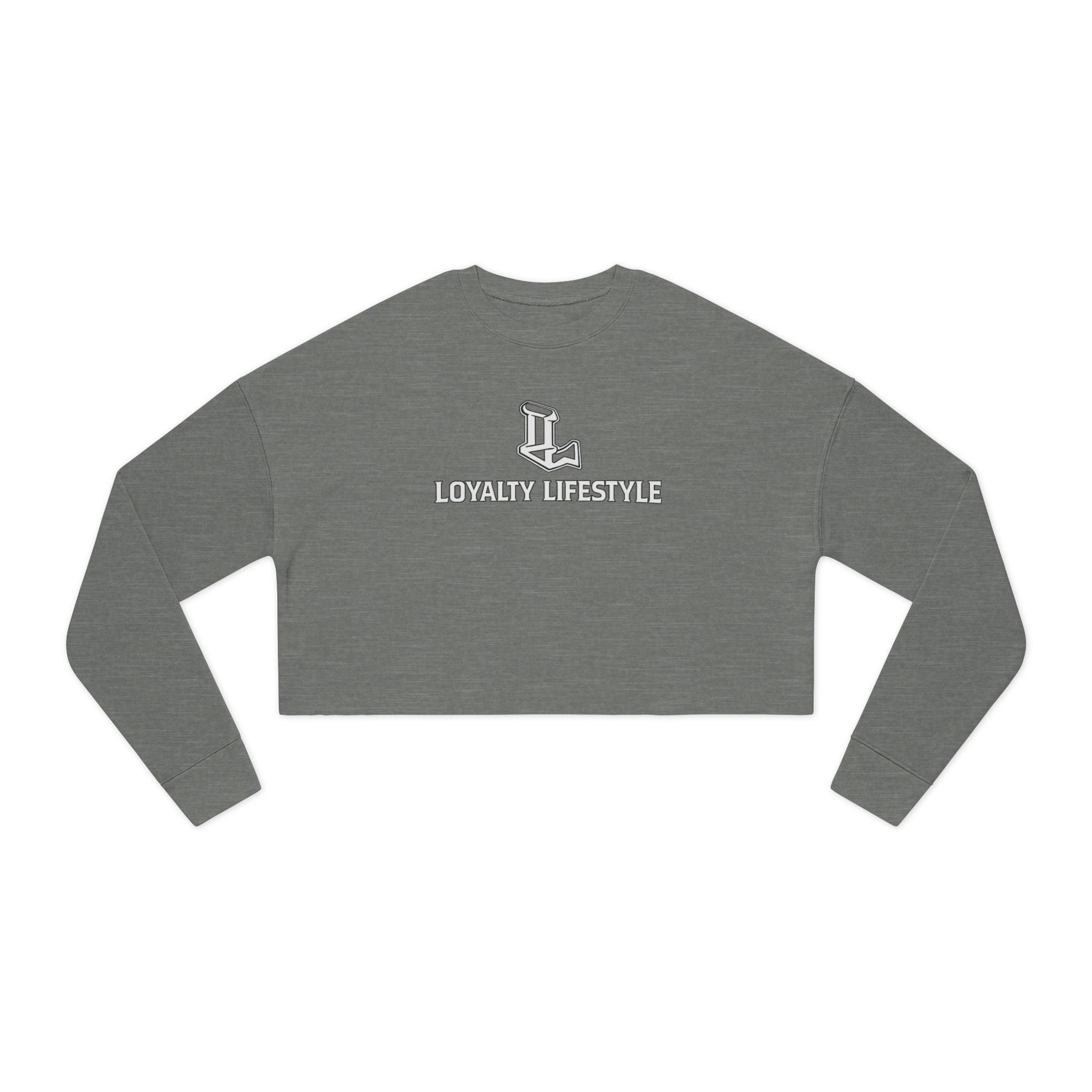 Loyalty Lifestyle Cropped Sweatshirt — Women's Rose Logo Pullover