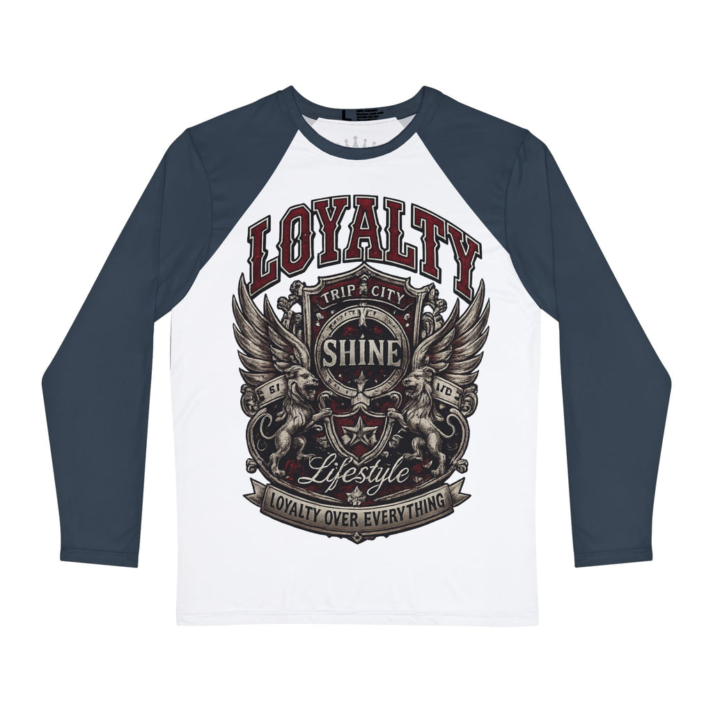 Loyalty Shine Raglan Charcoal Tee™
