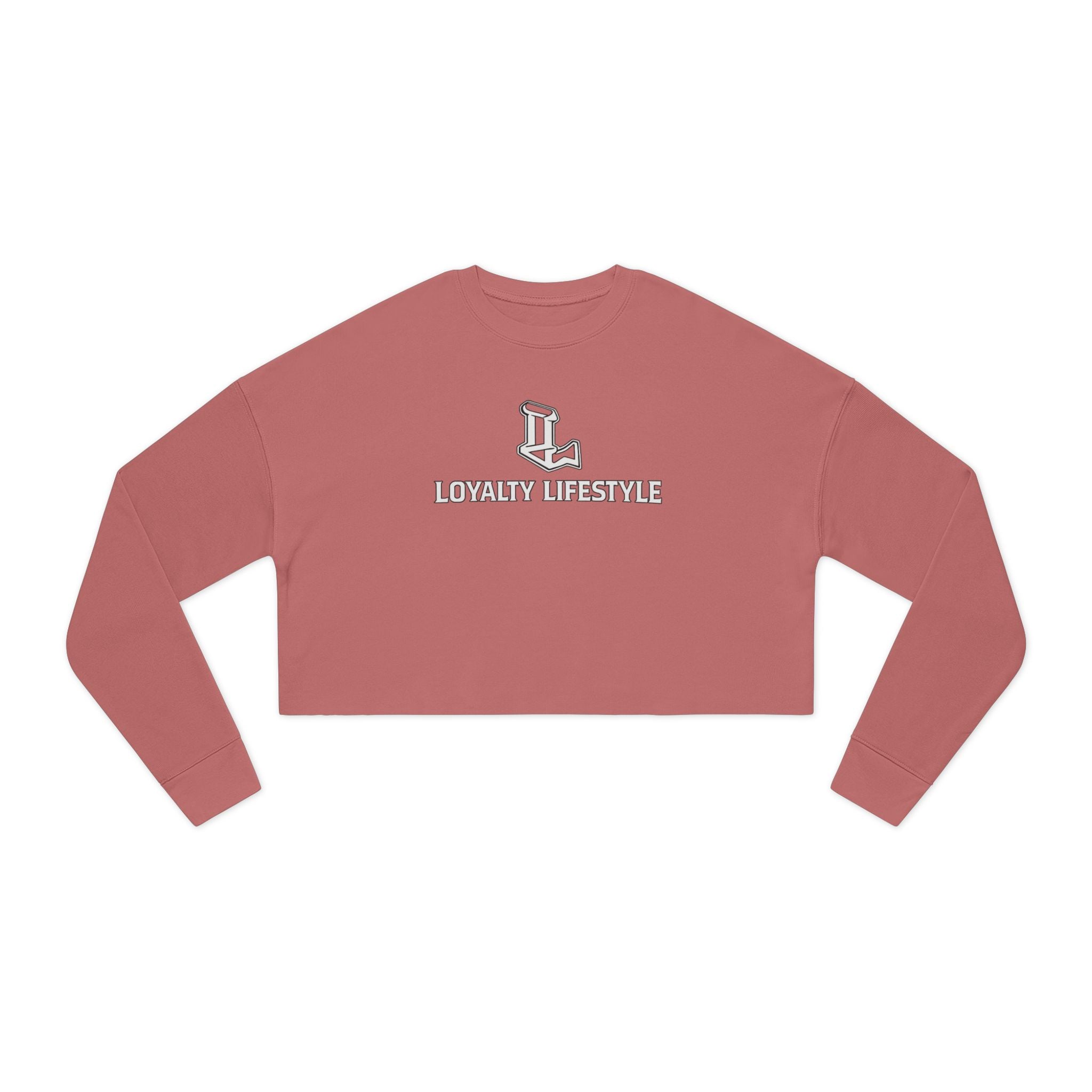 Loyalty Lifestyle Cropped Sweatshirt — Women's Rose Logo Pullover