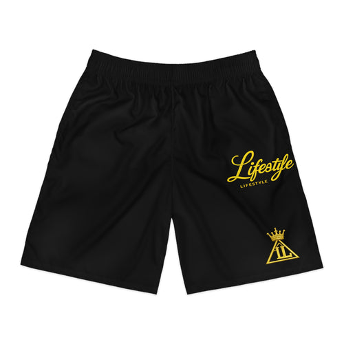 Loyalty Lifestyle Executive Black/Gold Jogger Shorts