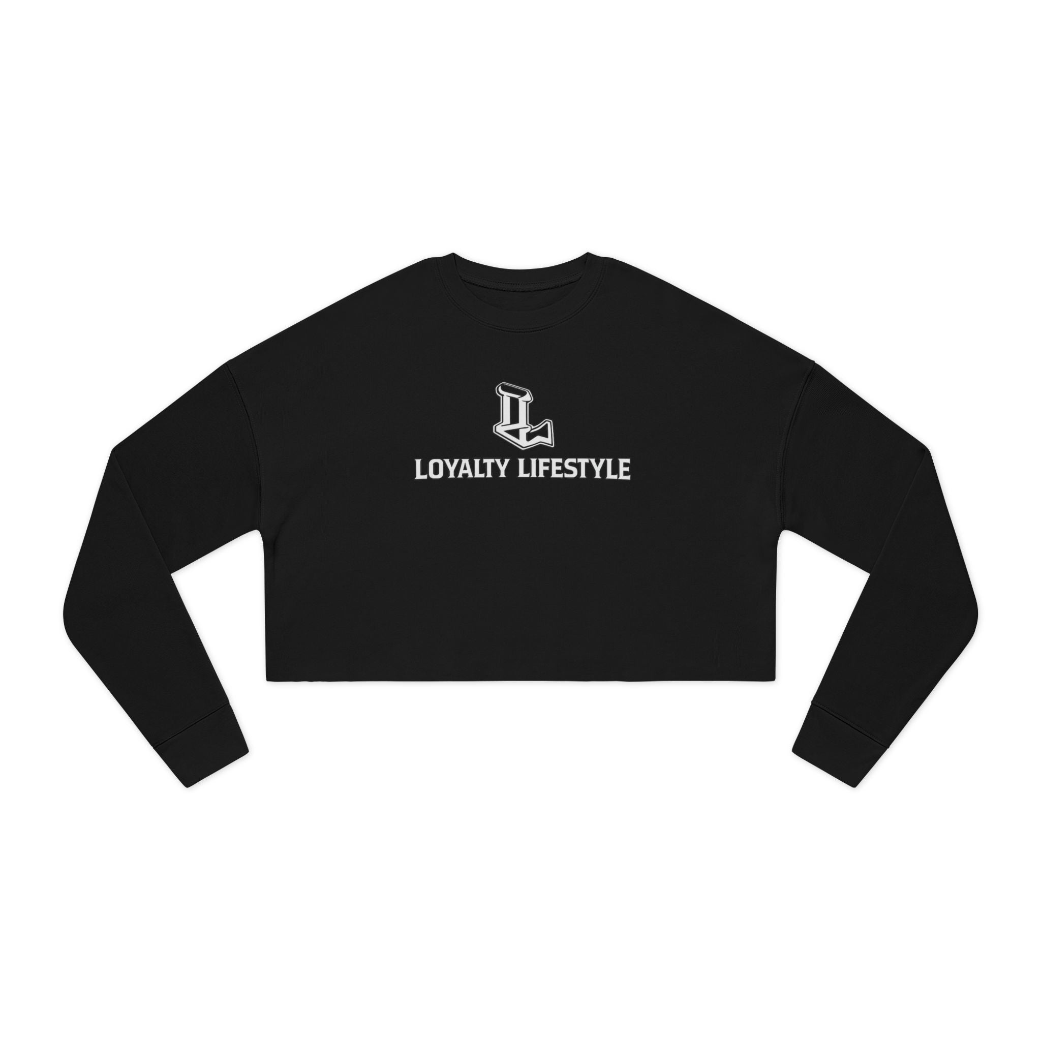 Loyalty Lifestyle Cropped Sweatshirt — Women's Rose Logo Pullover