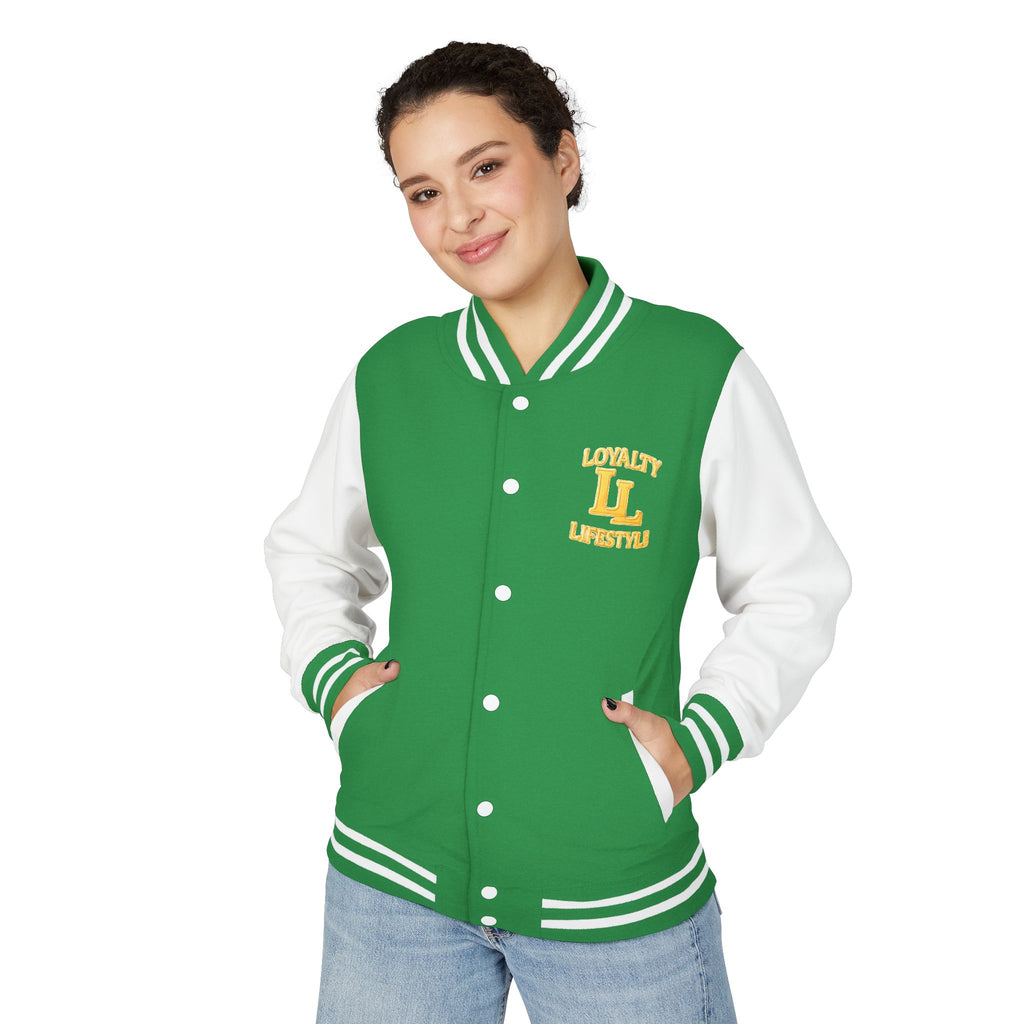 Loyalty Lifestyle Premium Varsity Jacket – Royal Blue & Gold