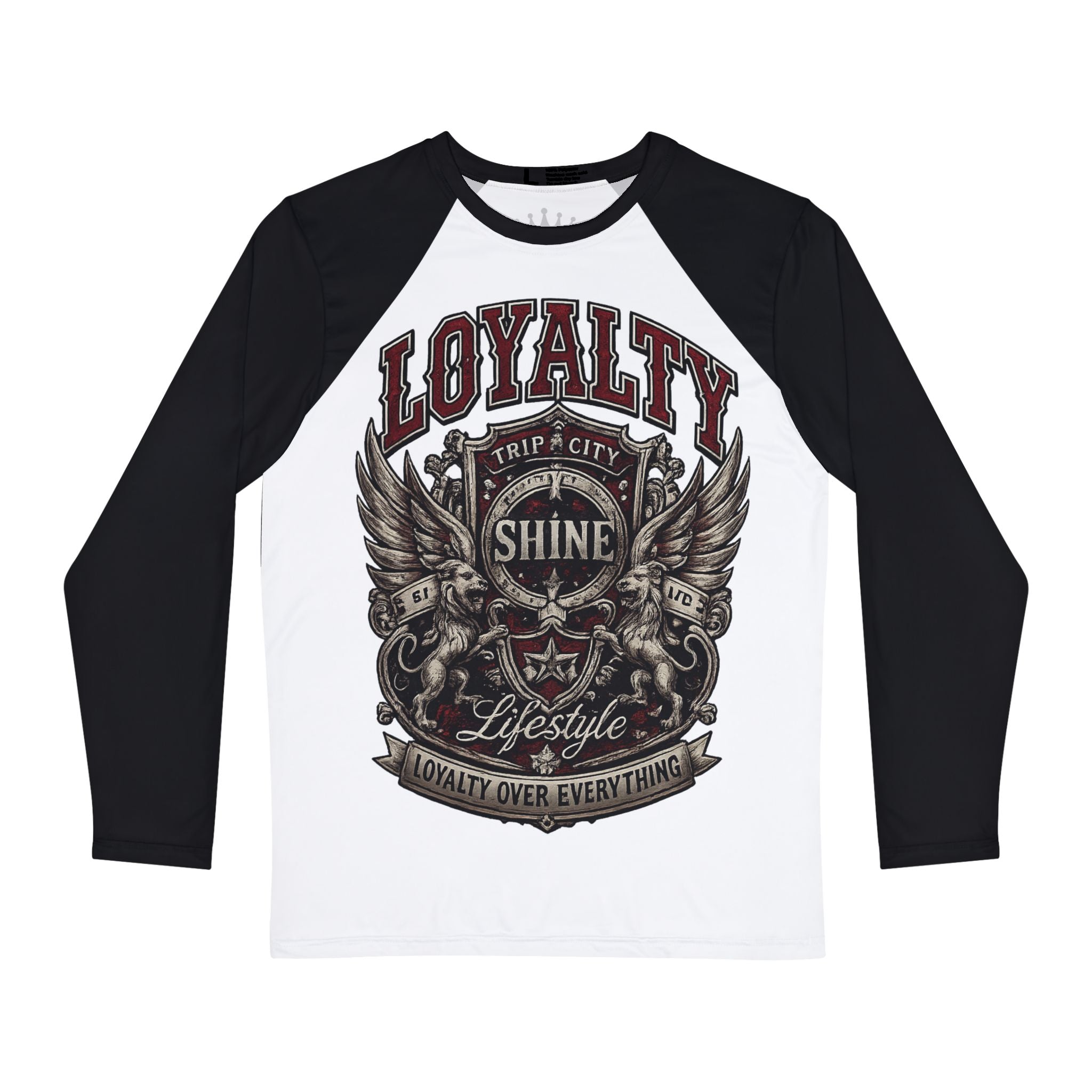 Loyalty Shine Raglan Black Tee™