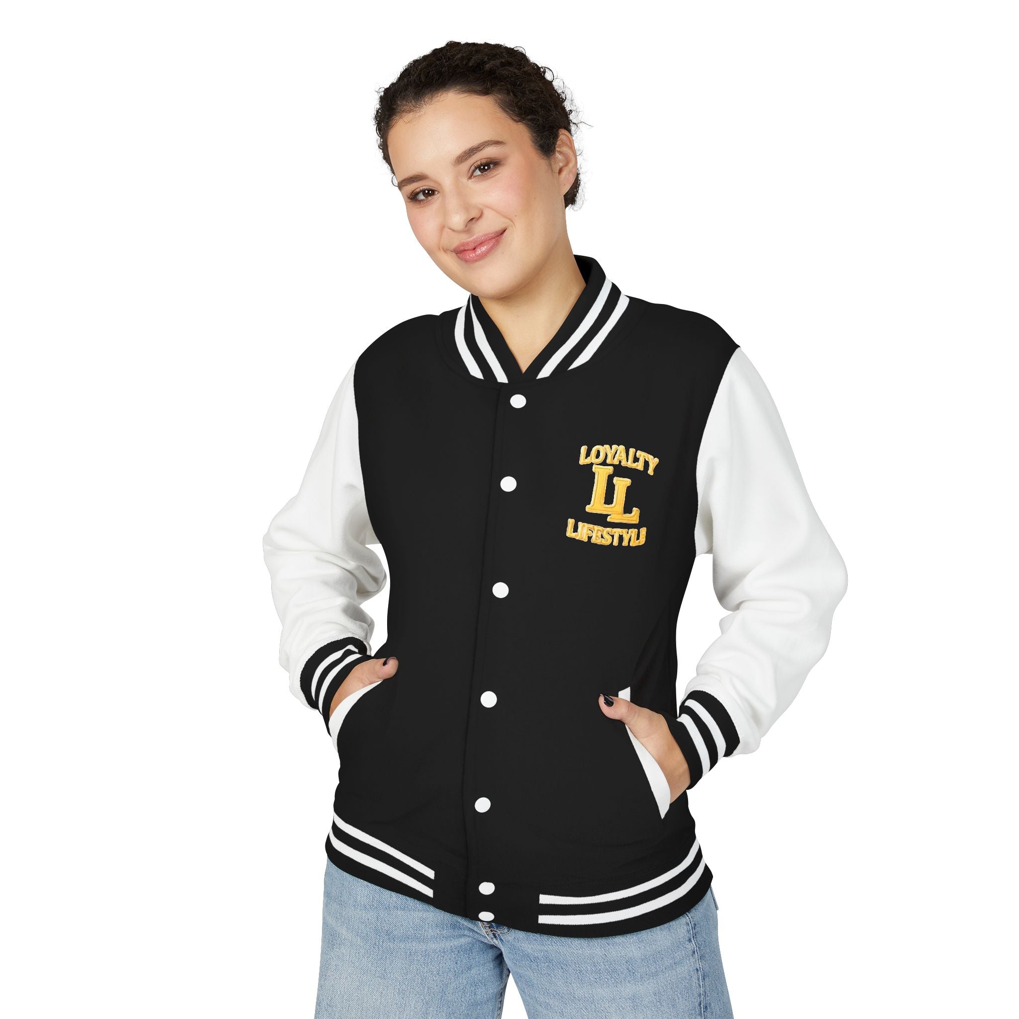 Loyalty Lifestyle Premium Varsity Jacket – Royal Blue & Gold