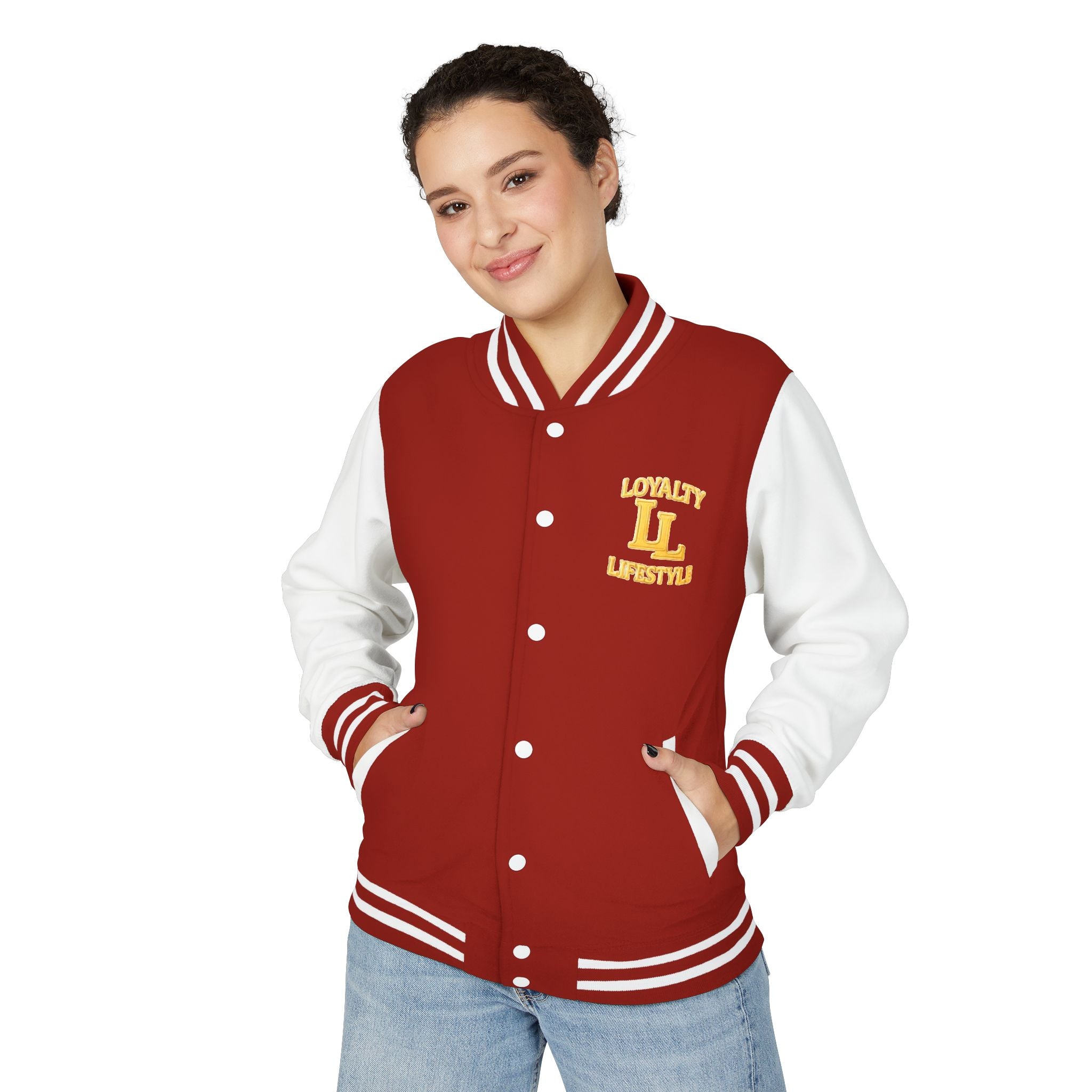 Loyalty Lifestyle Premium Varsity Jacket – Royal Blue & Gold