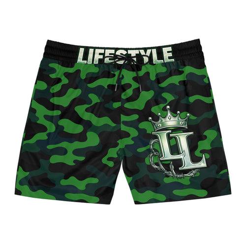 Loyalty Lifestyle Emerald Camo Crown Shorts