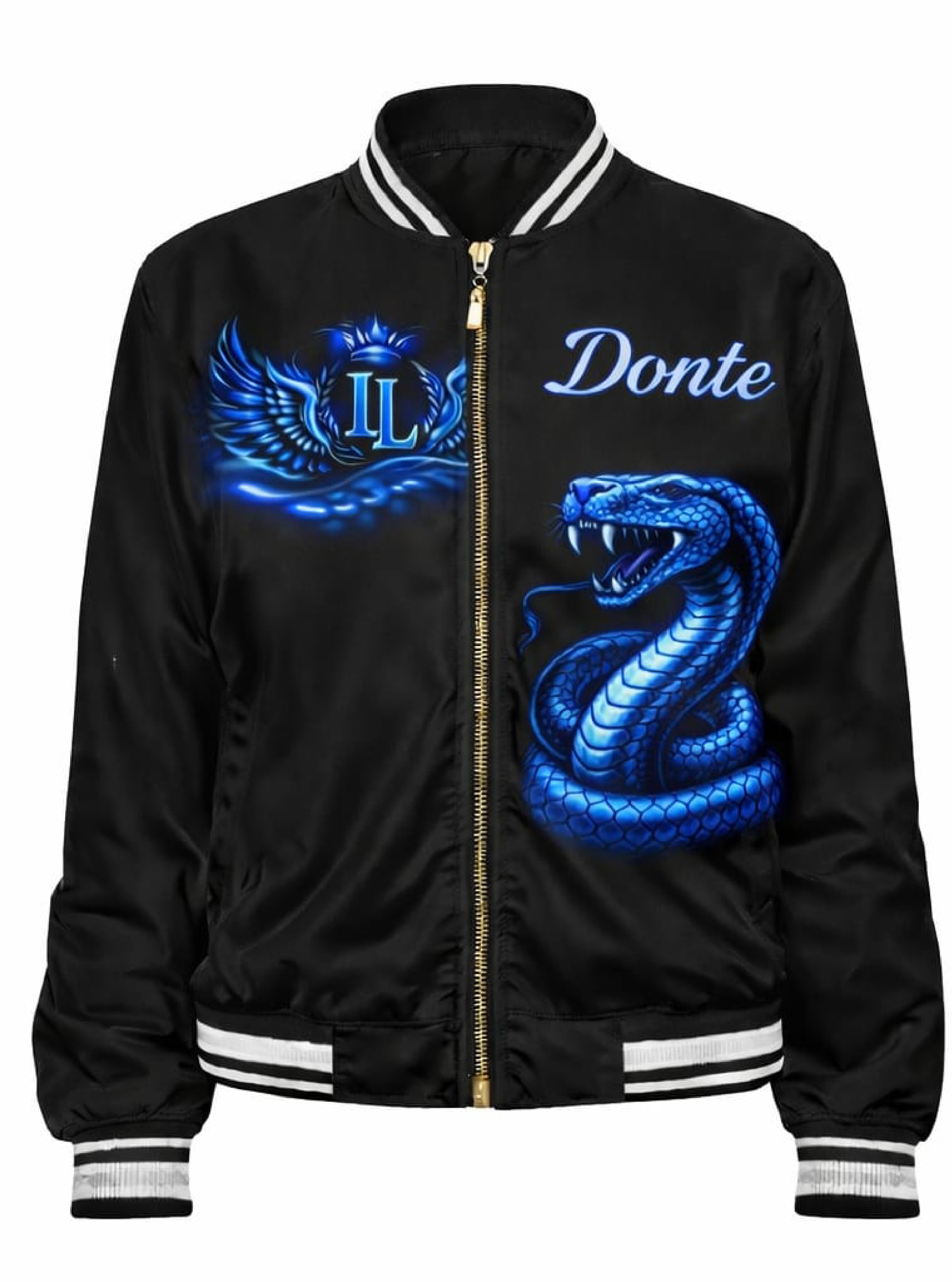 Loyalty Lifestyle “Blue Dragon” Varsity Jacket – Premium Streetwear