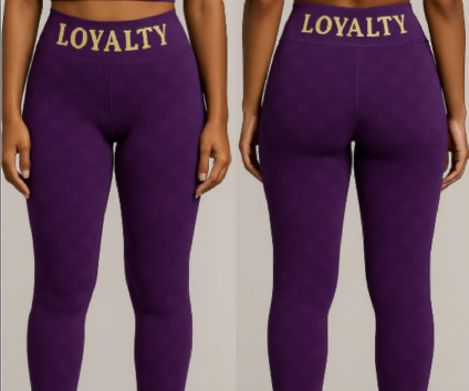 Loyalty Lifestyle High-Waisted Leggings – Purple