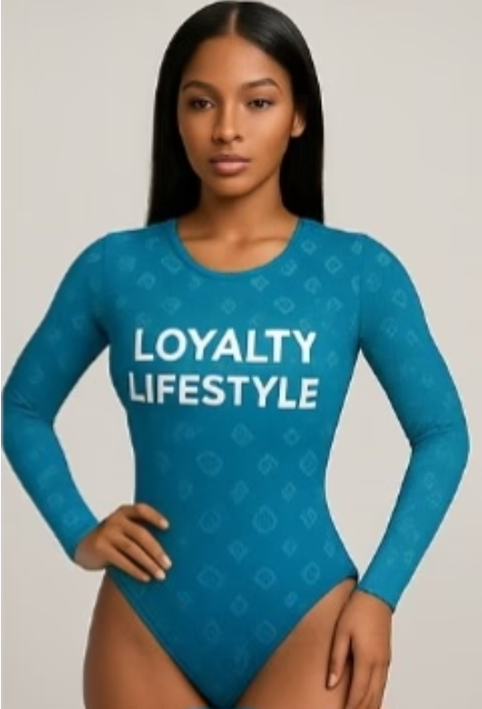 Loyalty Lifestyle Signature Sky Blue Bodysuit