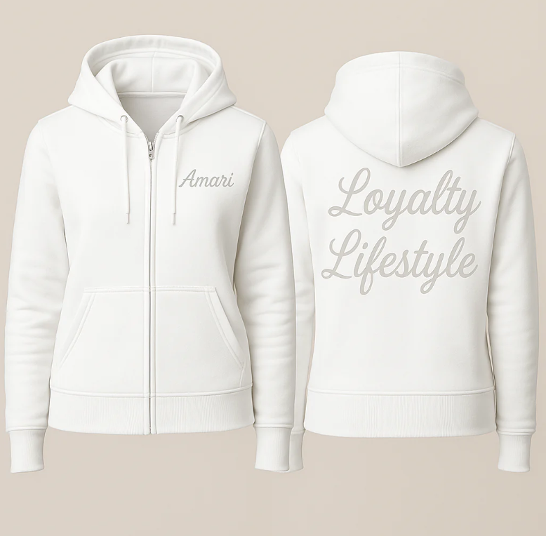 Loyalty Lifestyle Youth Zip Hoodie – Script Edition