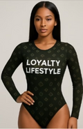 Loyalty Lifestyle Signature Black Bodysuit