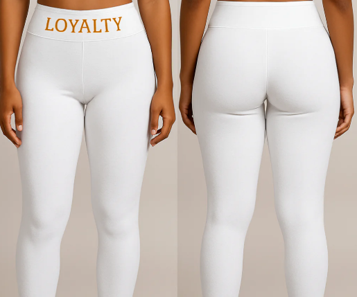 Loyalty Lifestyle High-Waisted Leggings – White