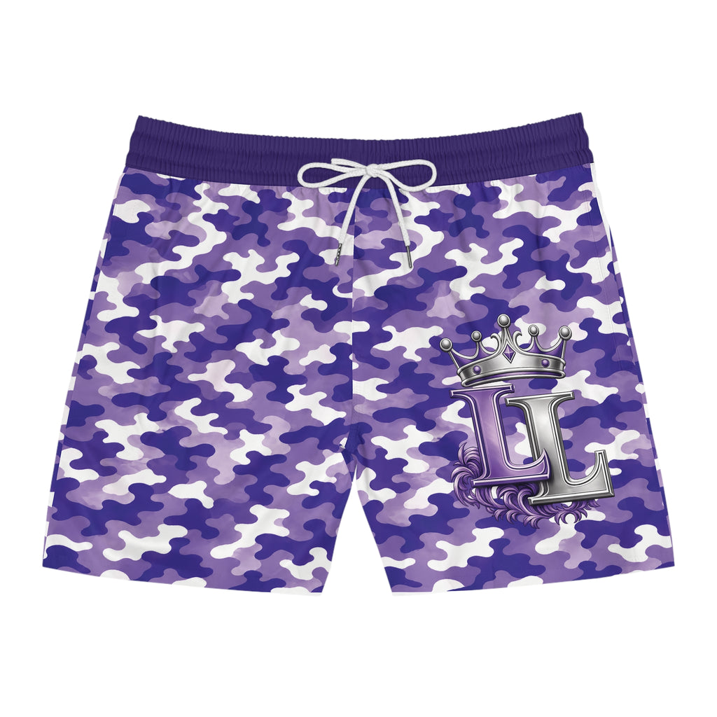 Loyalty Lifestyle Royal Camo Crown Shorts (Purple Edition)
