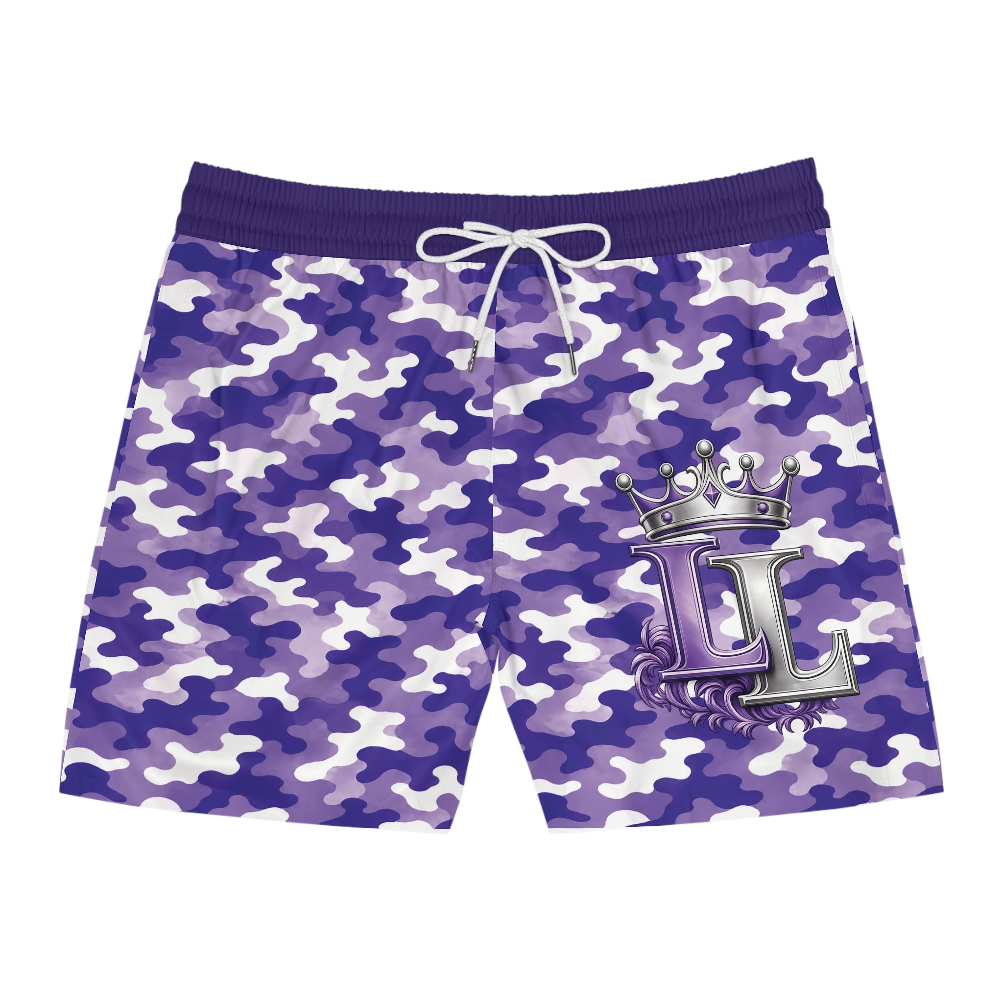 Loyalty Lifestyle Royal Camo Crown Shorts (Purple Edition)