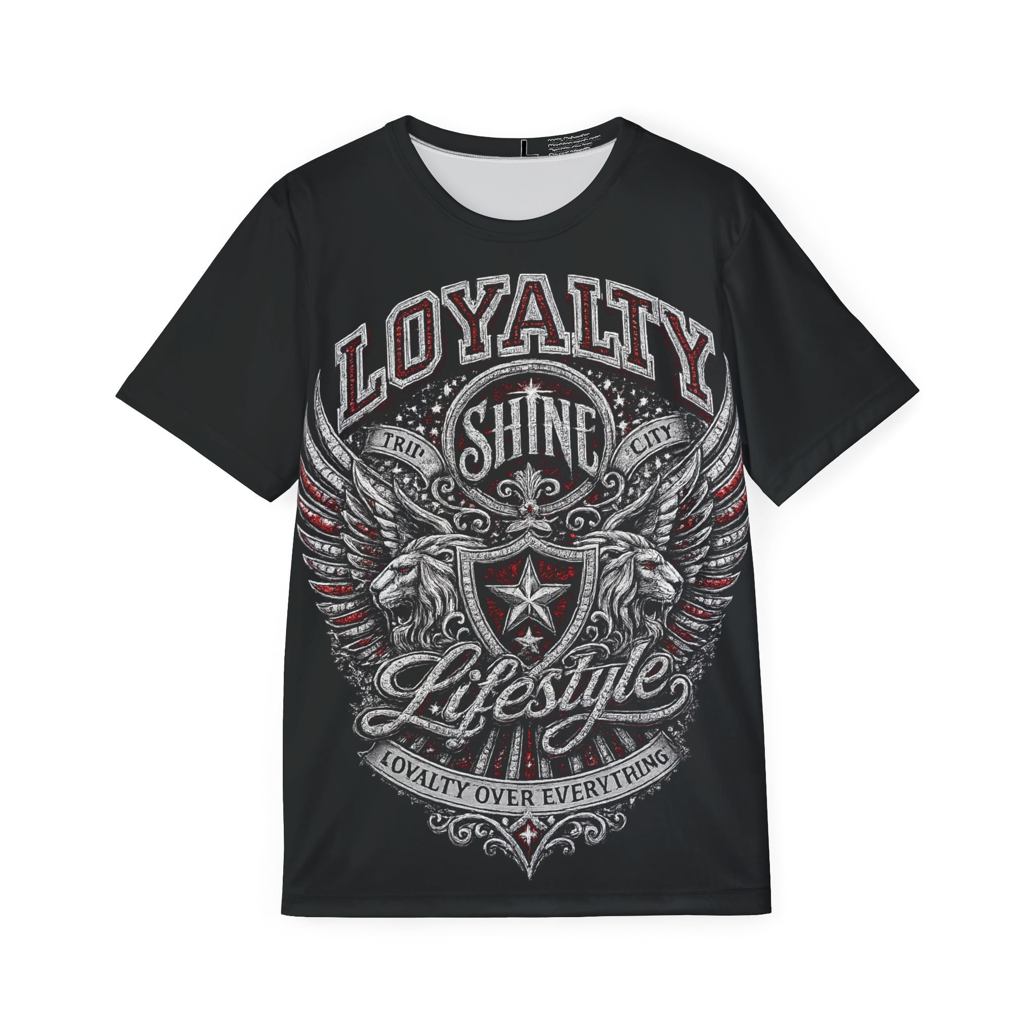 Loyalty Shine Lifestyle Black Tee™
