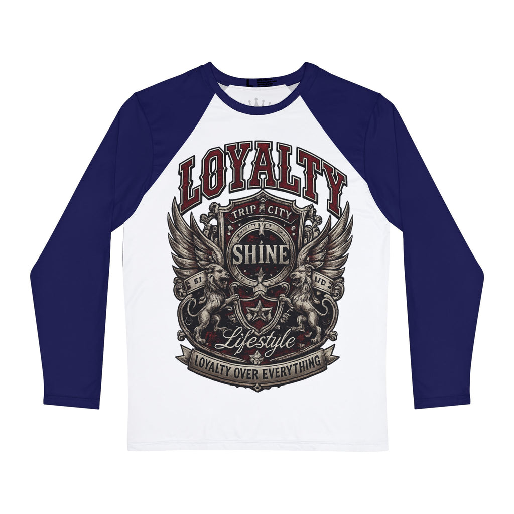 Loyalty Shine Raglan Navy Tee™