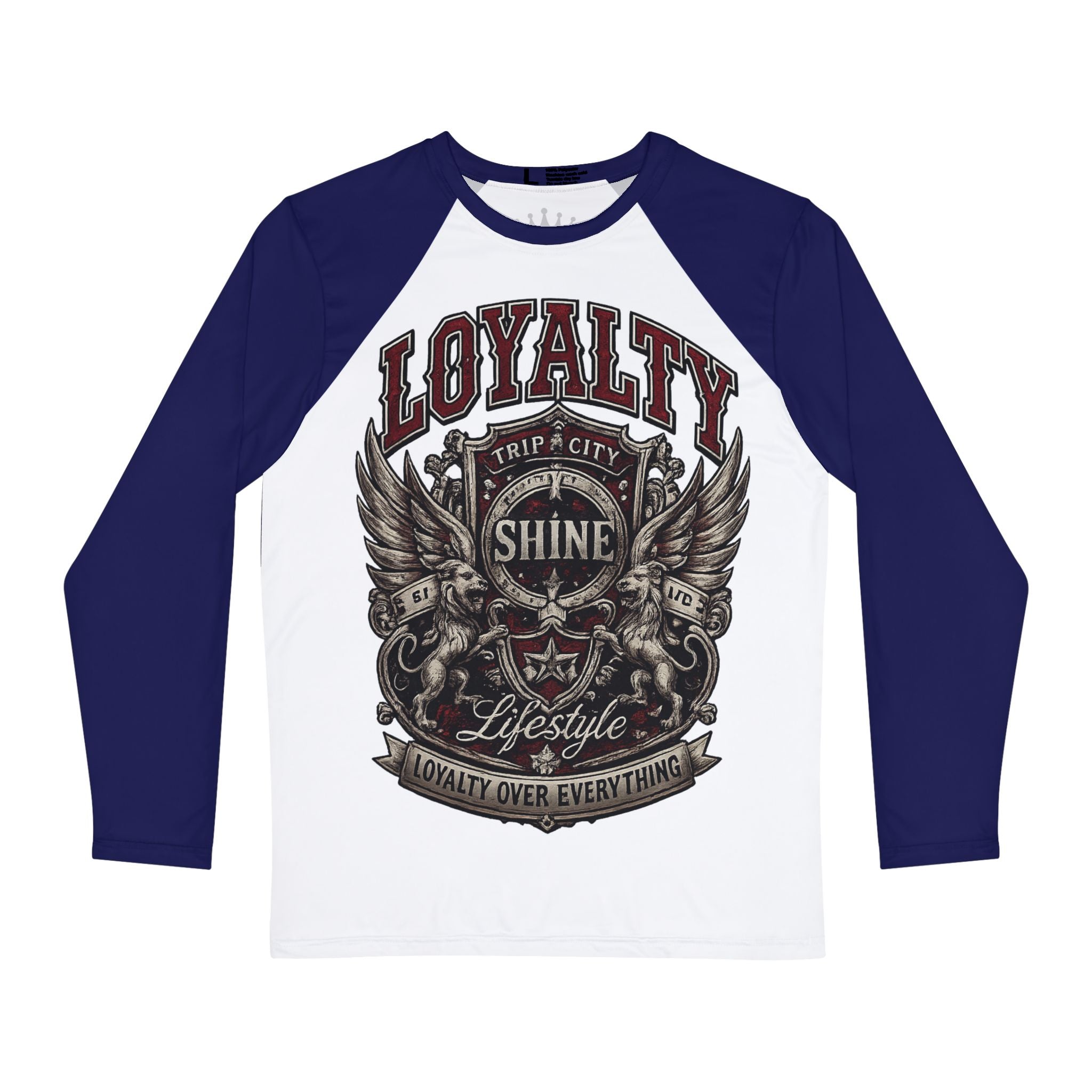Loyalty Shine Raglan Navy Tee™