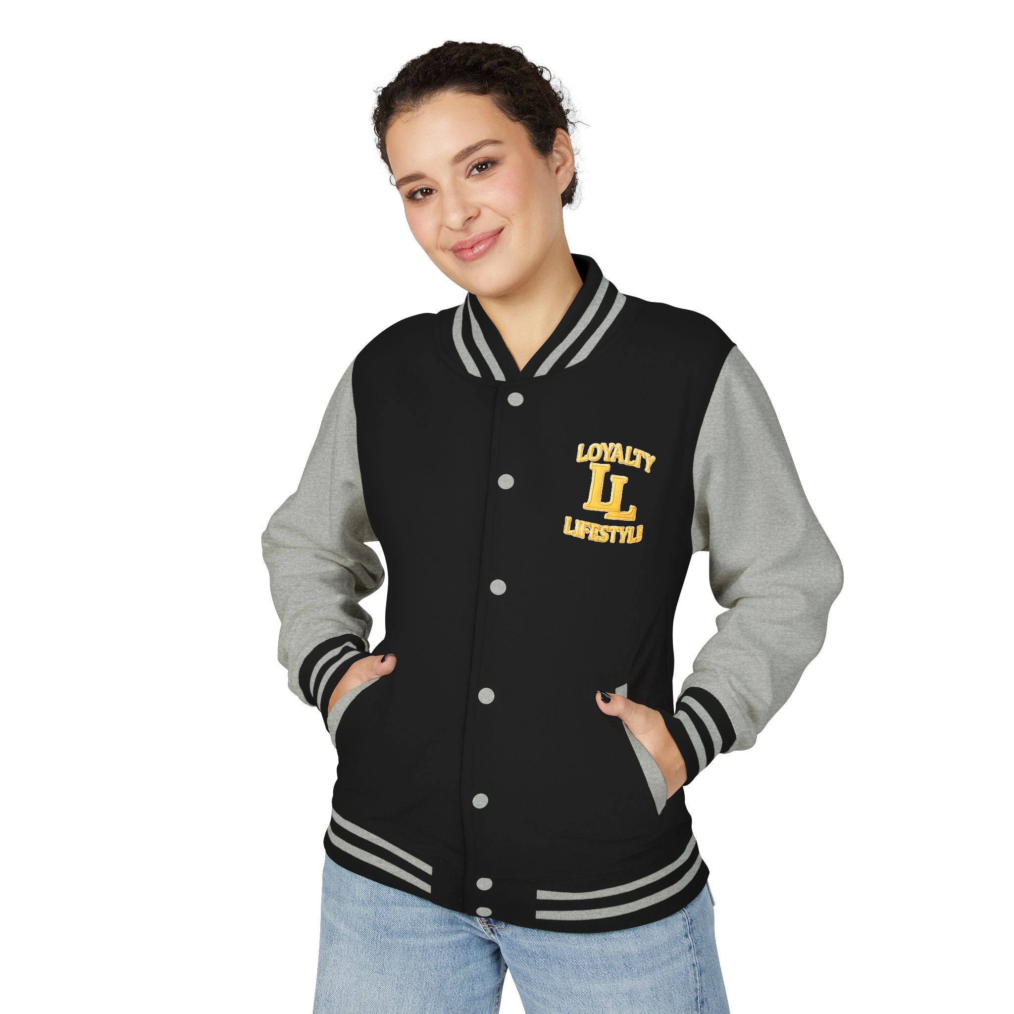 Loyalty Lifestyle Premium Varsity Jacket – Royal Blue & Gold