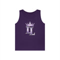 Royal Monogram Tank Top — Purple LL Crown Graphic