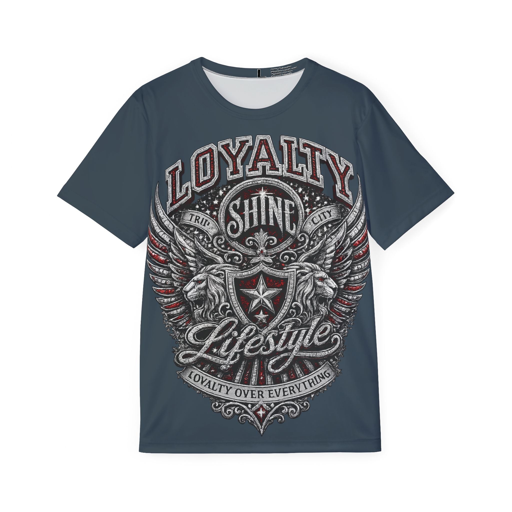 Loyalty Shine Lifestyle Charcoal Tee™