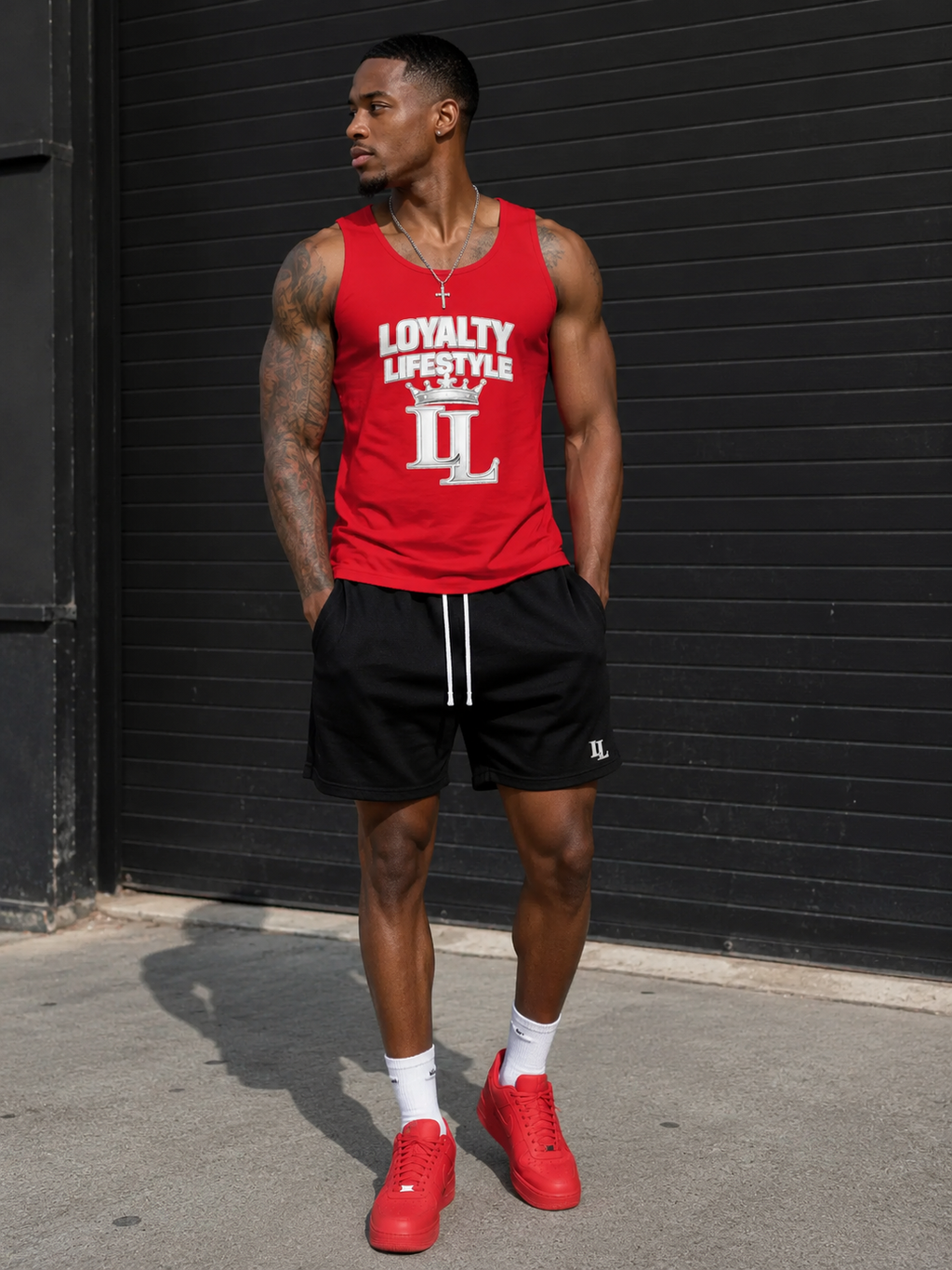 Loyalty Lifestyle Crown Tank Top — Men's Graphic Sleeveless Shirt