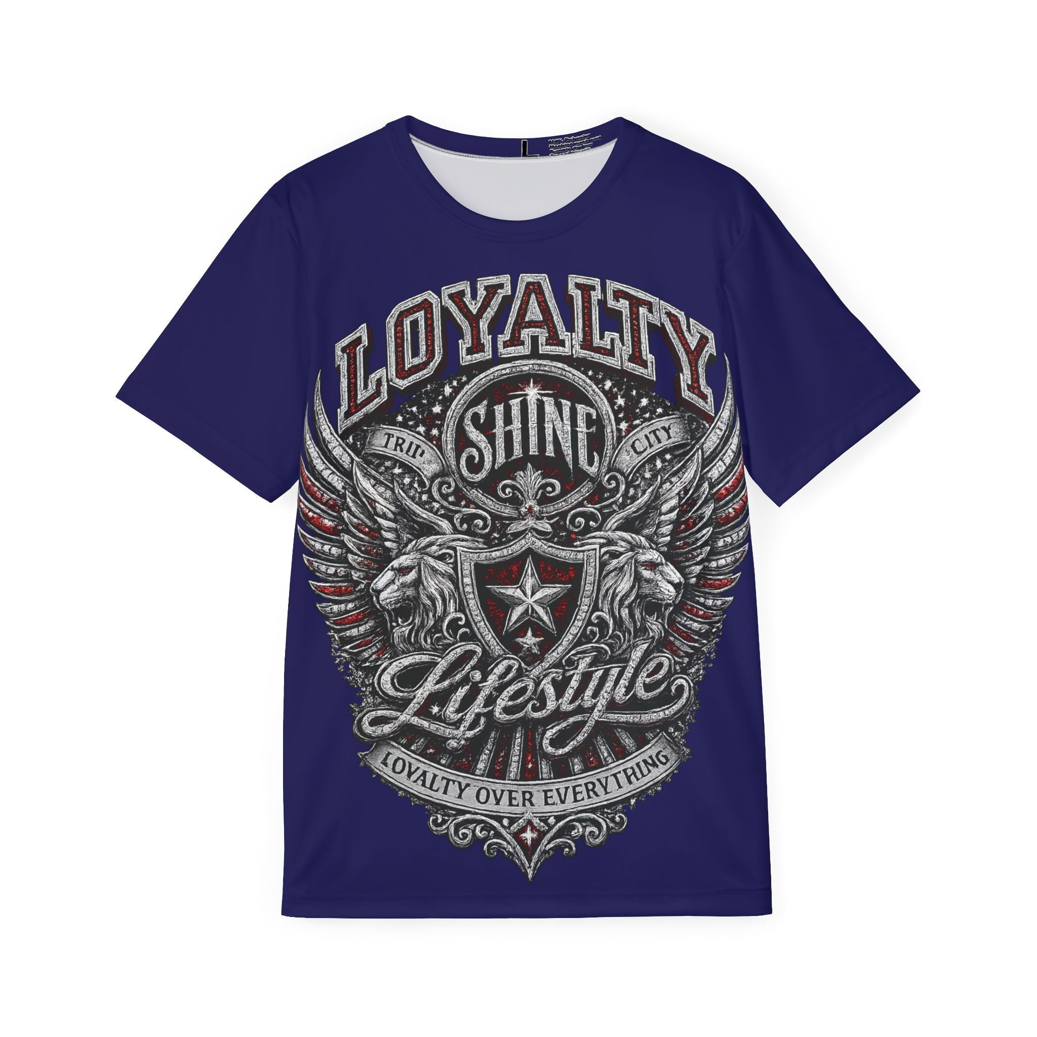 Loyalty Shine Lifestyle Navy Tee™