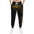Loyalty Lifestyle Joggers — Black Athletic Sweatpants with Gold "Loyalty" Script