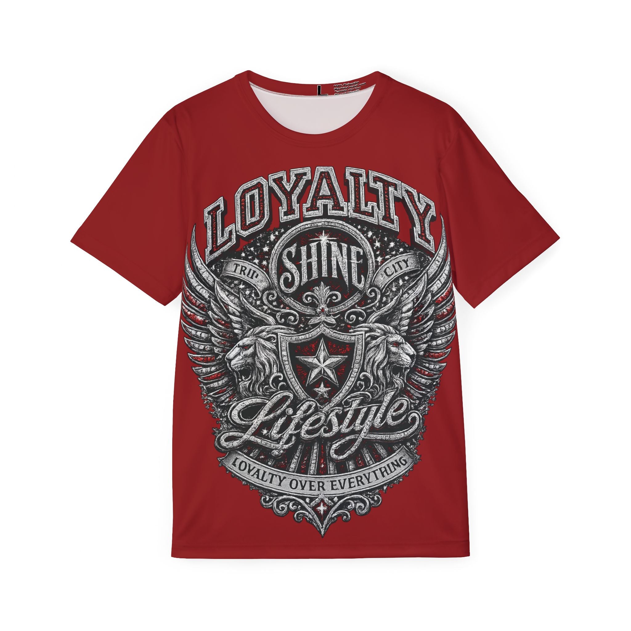Loyalty Shine Lifestyle Red Tee™