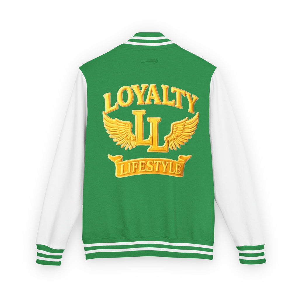 Loyalty Lifestyle Premium Varsity Jacket – Royal Blue & Gold