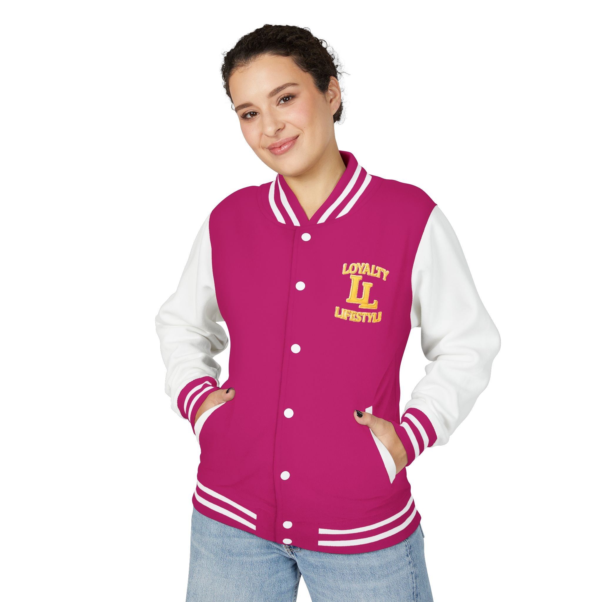 Loyalty Lifestyle Premium Varsity Jacket – Royal Blue & Gold
