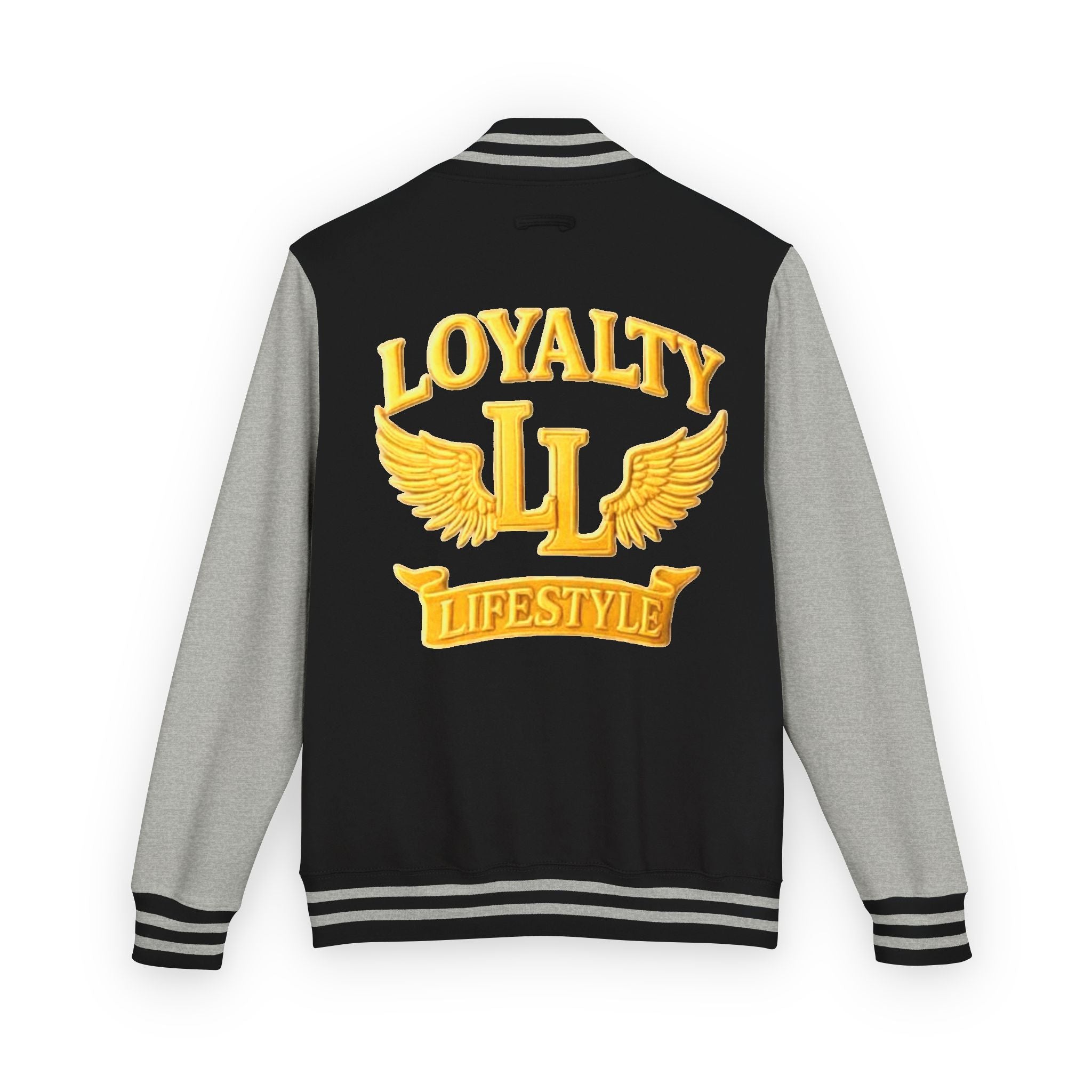 Loyalty Lifestyle Premium Varsity Jacket – Royal Blue & Gold