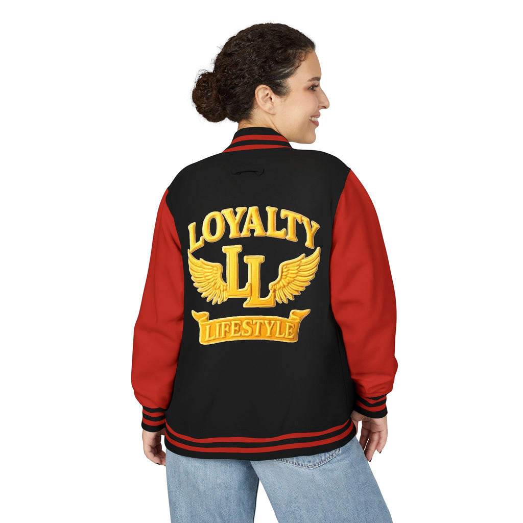 Loyalty Lifestyle Premium Varsity Jacket – Royal Blue & Gold