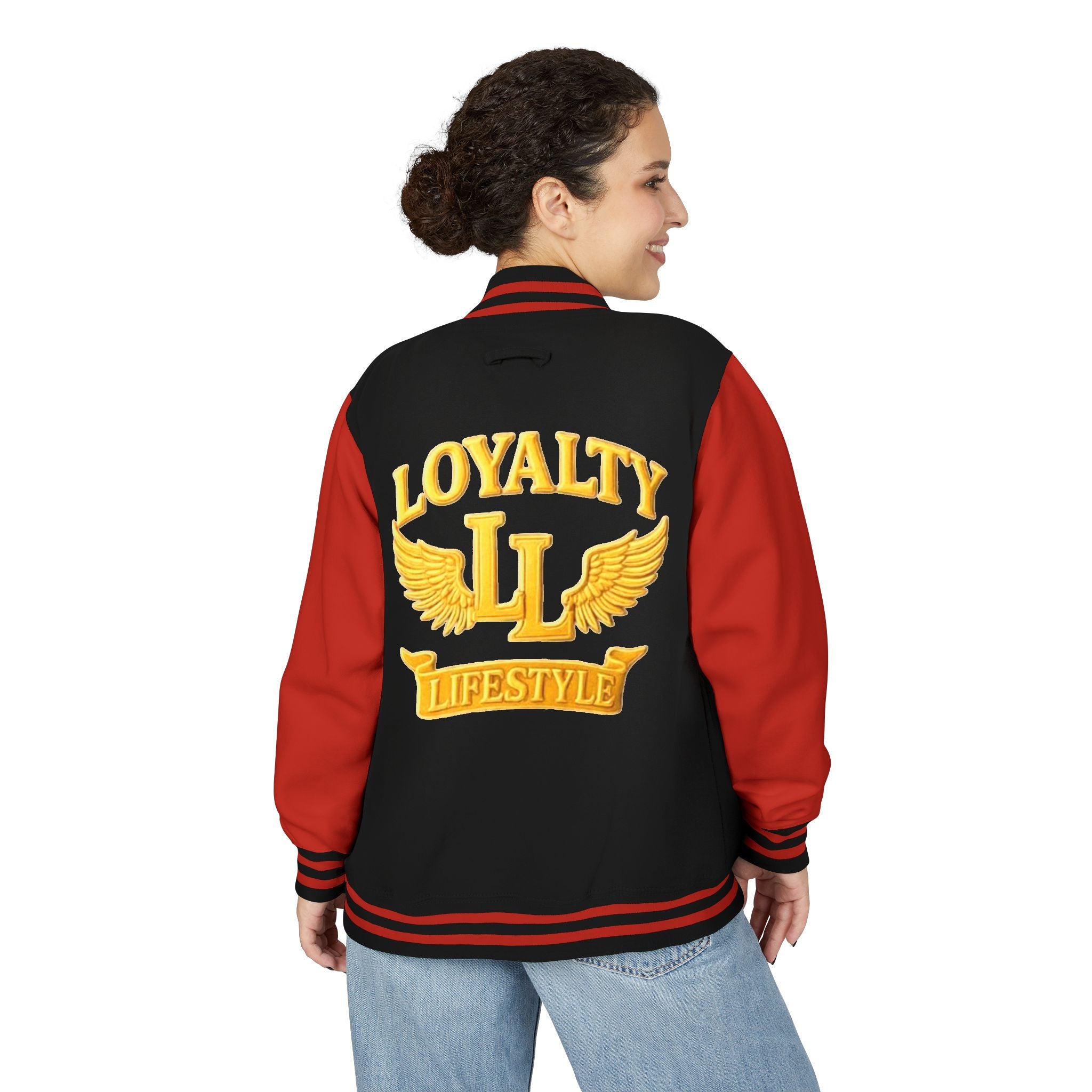 Loyalty Lifestyle Premium Varsity Jacket – Royal Blue & Gold