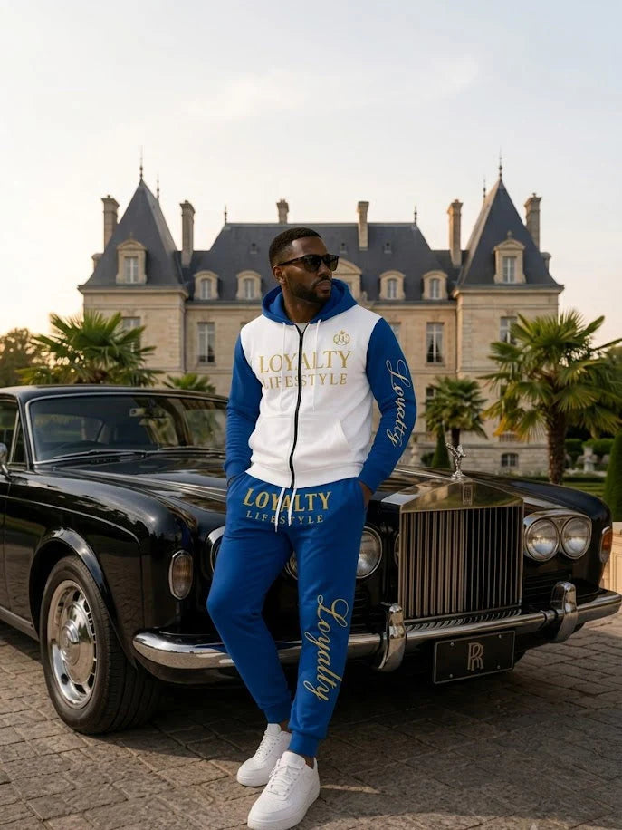 Loyalty Lifestyle White/Blue & Gold Statement Set™