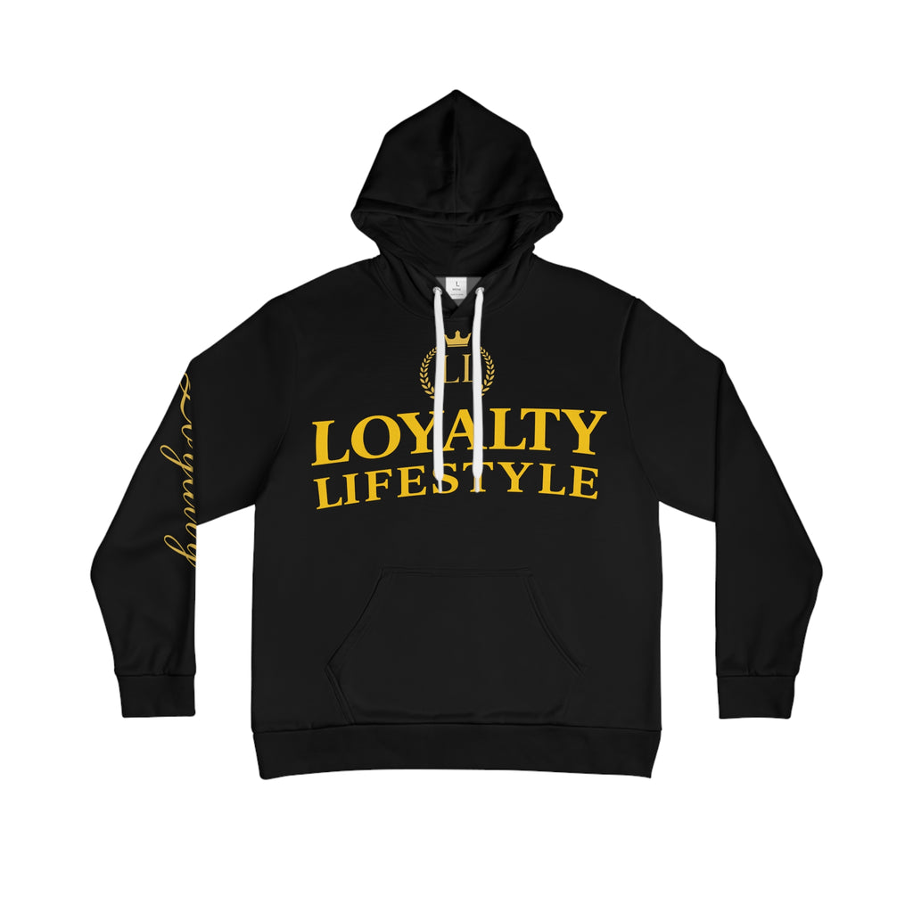 Loyalty Lifestyle Men’s Black Hoodie —  Logo Pullover