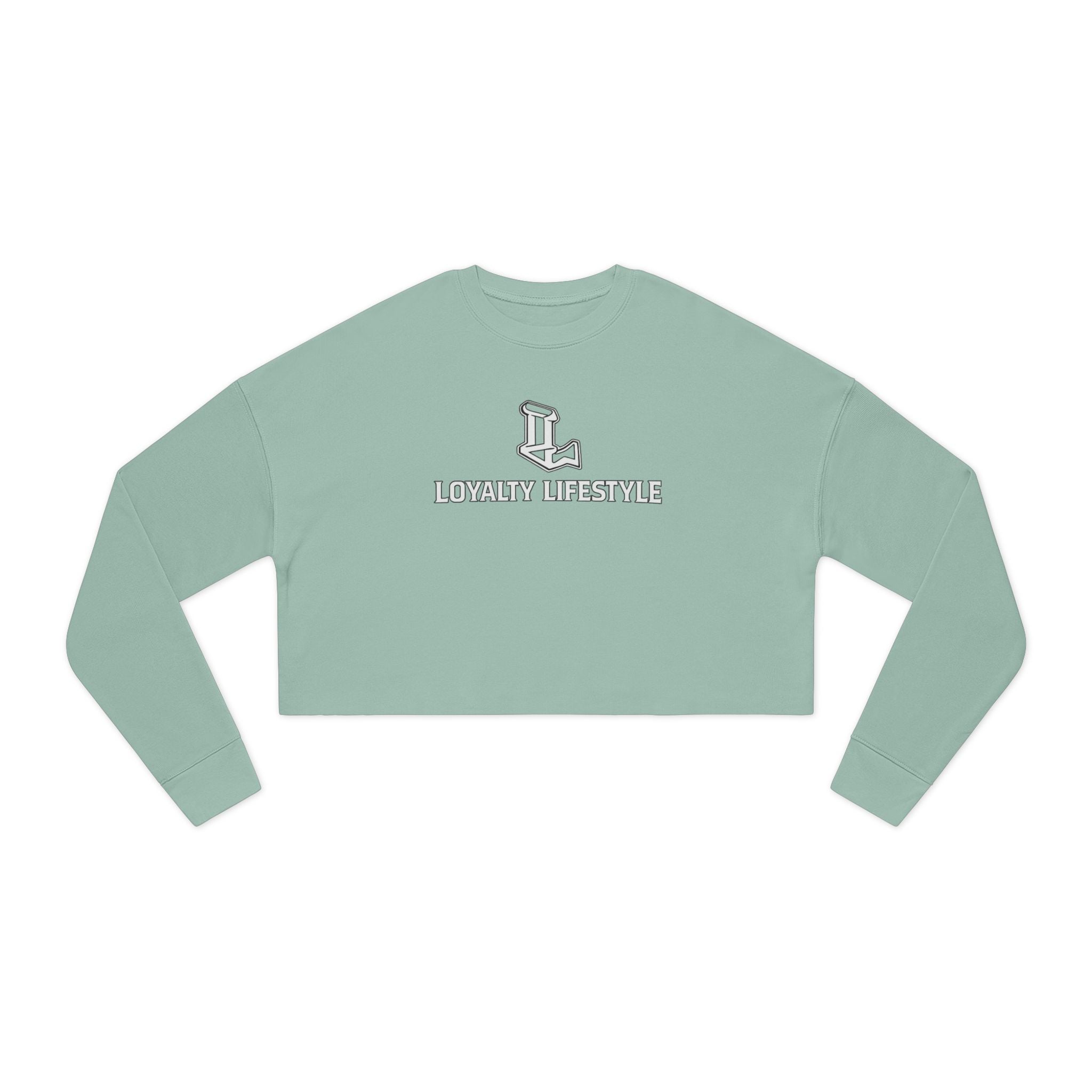 Loyalty Lifestyle Cropped Sweatshirt — Women's Rose Logo Pullover