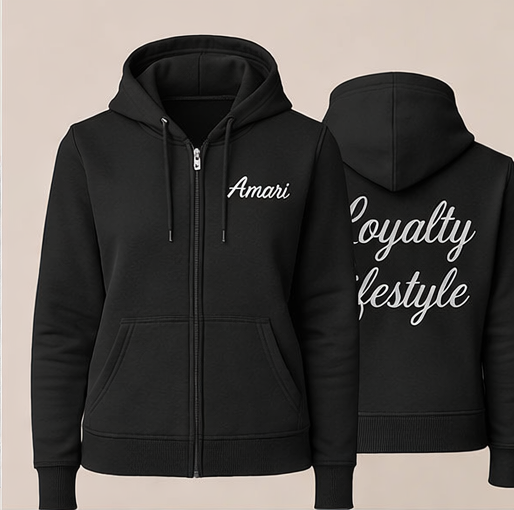 Loyalty Lifestyle Youth Zip Hoodie – Script Edition