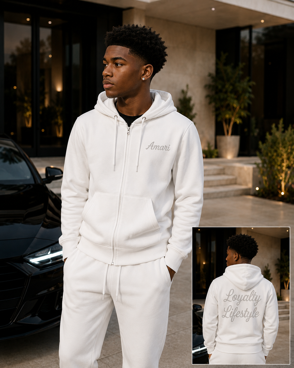 Loyalty Lifestyle Youth Zip Hoodie – Script Edition
