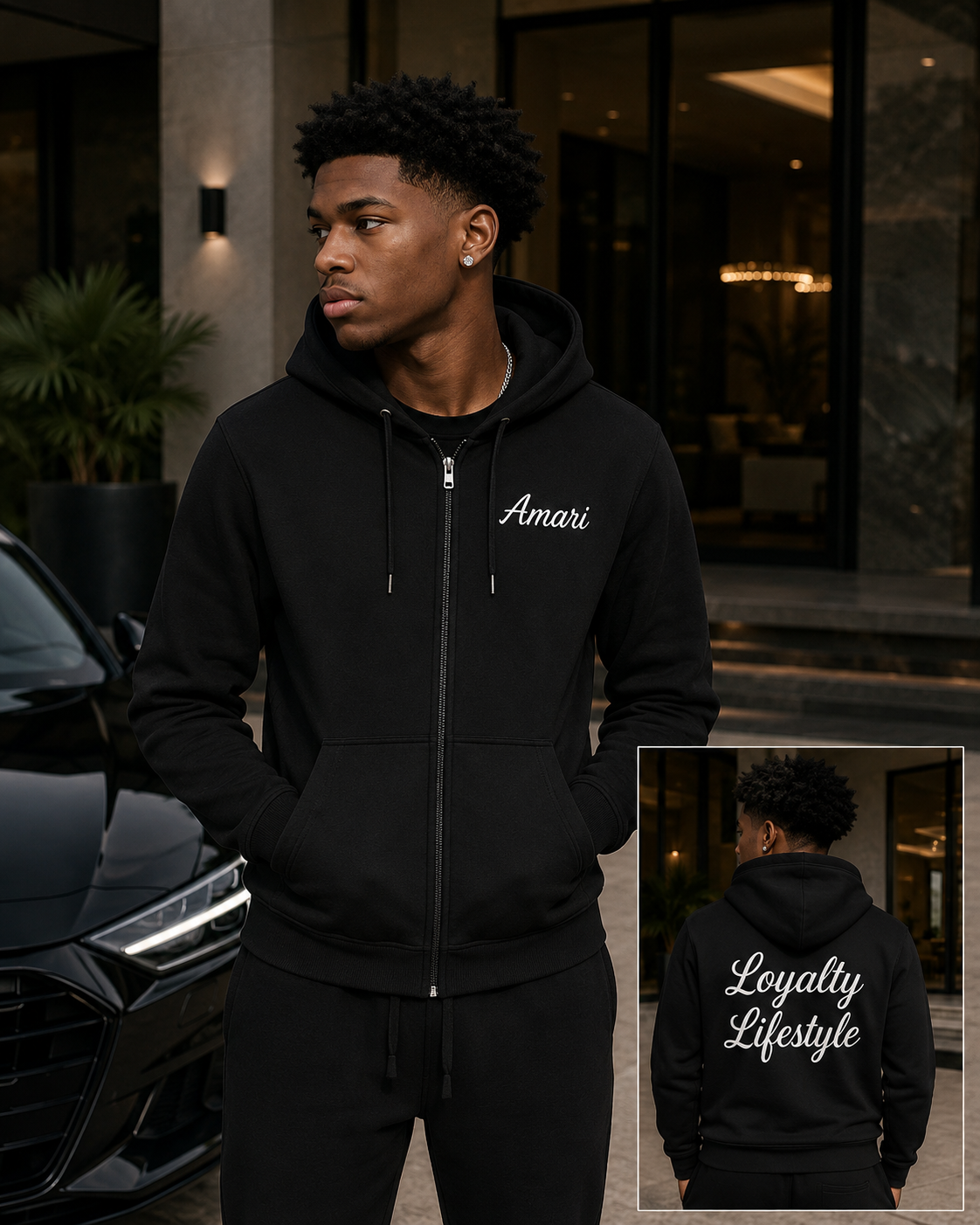 Loyalty Lifestyle Youth Zip Hoodie – Script Edition