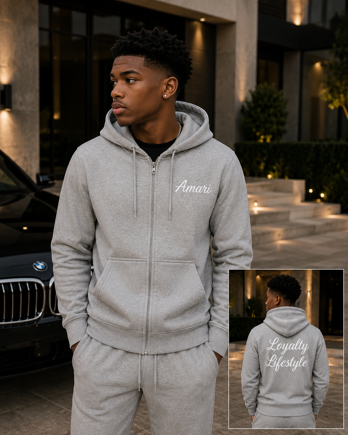 Loyalty Lifestyle Youth Zip Hoodie – Script Edition